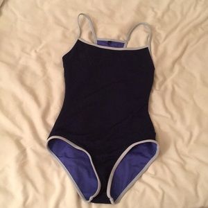 Navy Blue dance leotard